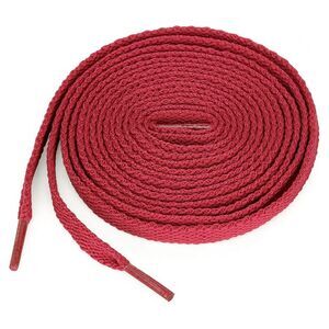5 Pairs High Durability Athletic Unisex Flat Shoelaces for Sneakers Red